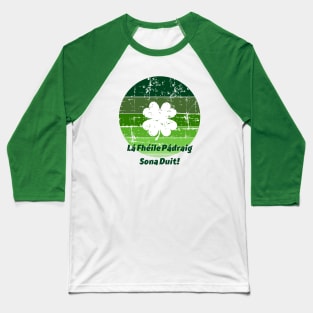 Shamrock retro Baseball T-Shirt